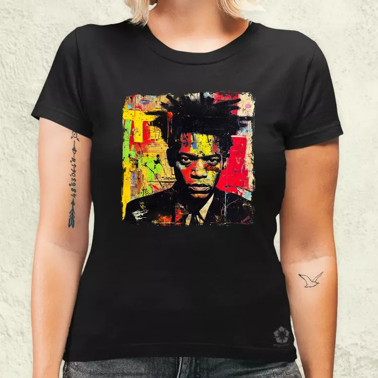 Basquiat pop art v7 női póló