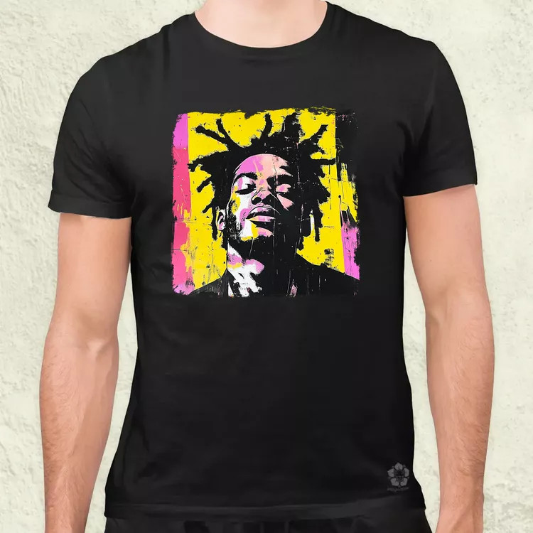 Basquiat pop art v8 férfi póló
