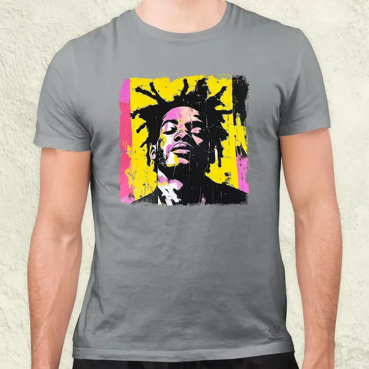 Basquiat pop art v8 férfi póló