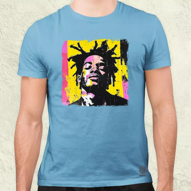 Basquiat pop art v8 férfi póló
