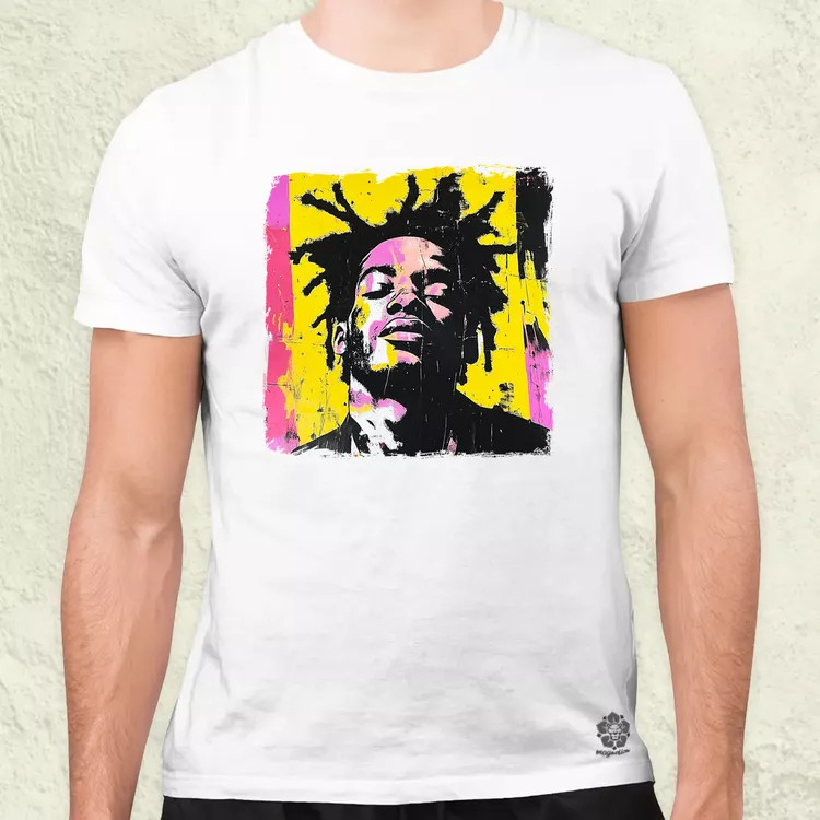 Basquiat pop art v8 férfi póló