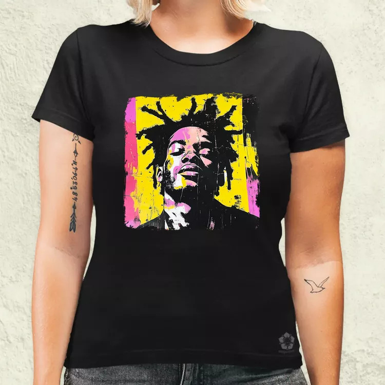 Basquiat pop art v8 női póló