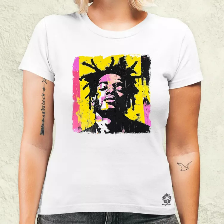Basquiat pop art v8 női póló