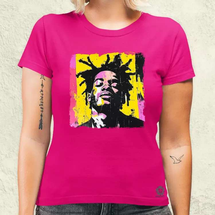 Basquiat pop art v8 női póló