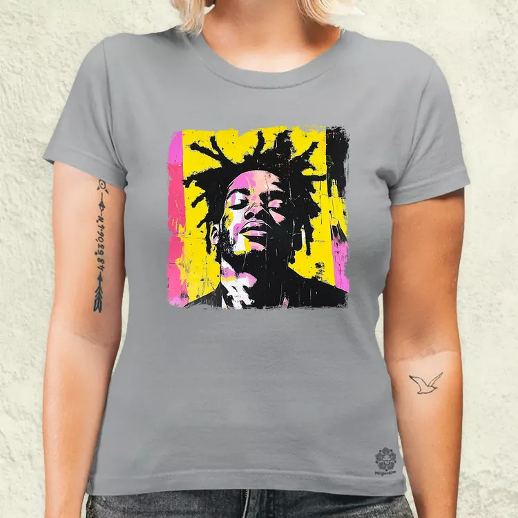 Basquiat pop art v8 női póló