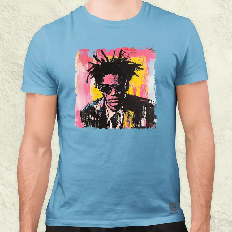 Basquiat pop art v9 férfi póló