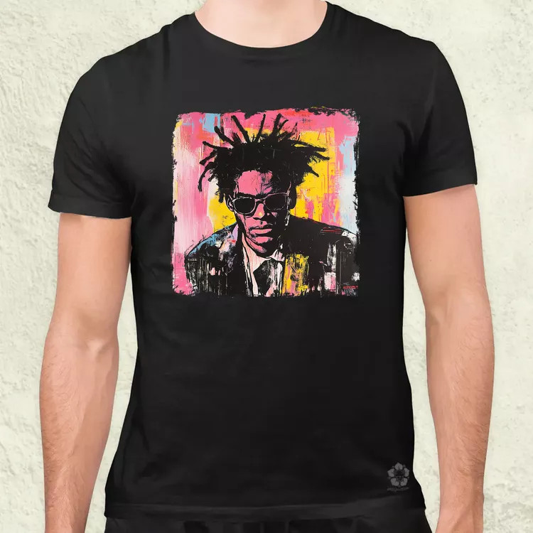 Basquiat pop art v9 férfi póló