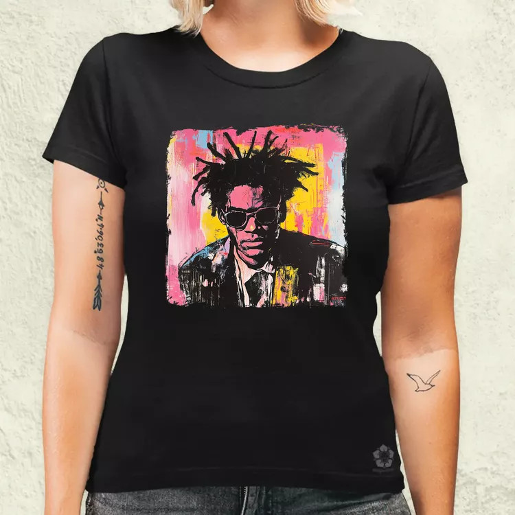 Basquiat pop art v9 női póló