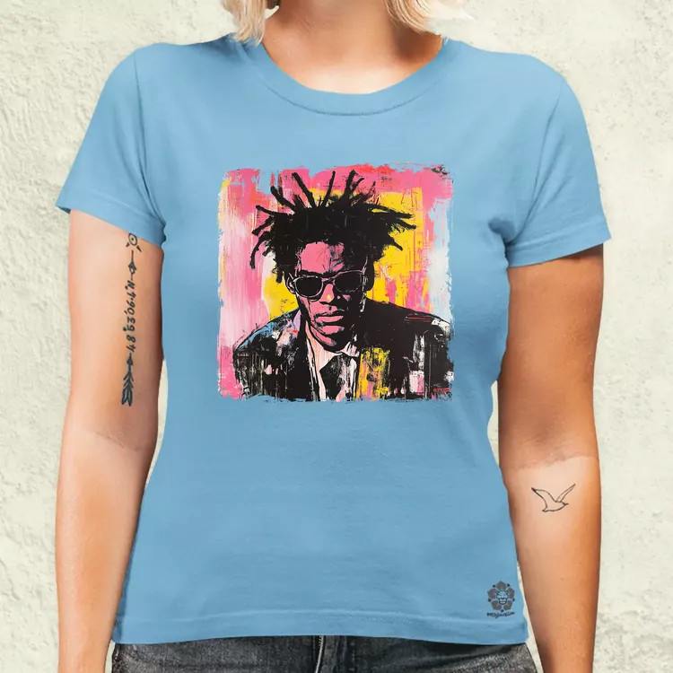 Basquiat pop art v9 női póló
