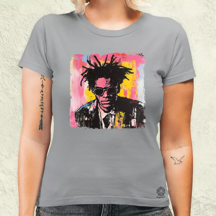 Basquiat pop art v9 női póló