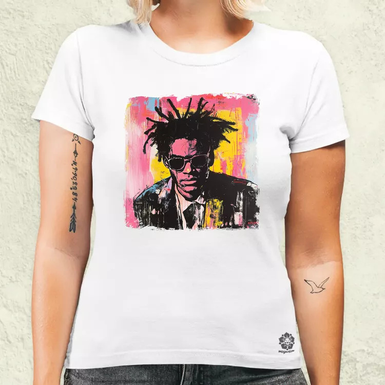 Basquiat pop art v9 női póló