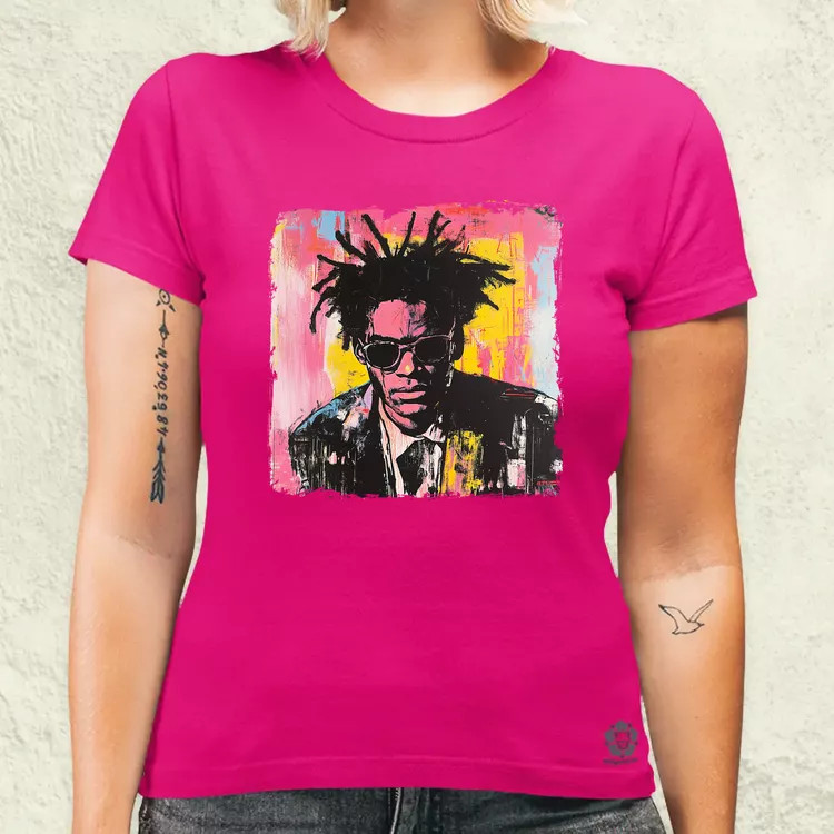 Basquiat pop art v9 női póló