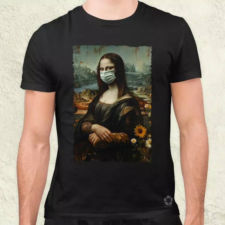 Covid Lisa v1 férfi póló
