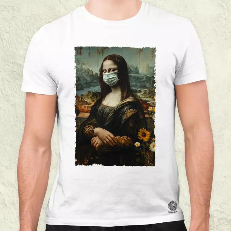Covid Lisa v1 férfi póló