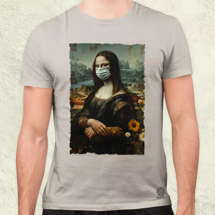 Covid Lisa v1 férfi póló