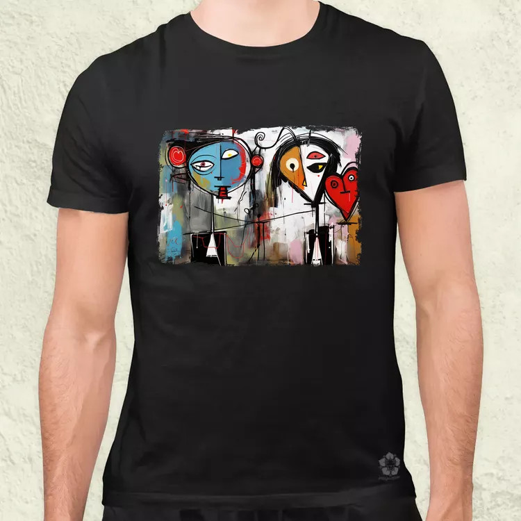 Graffiti szerelem v1 férfi póló
