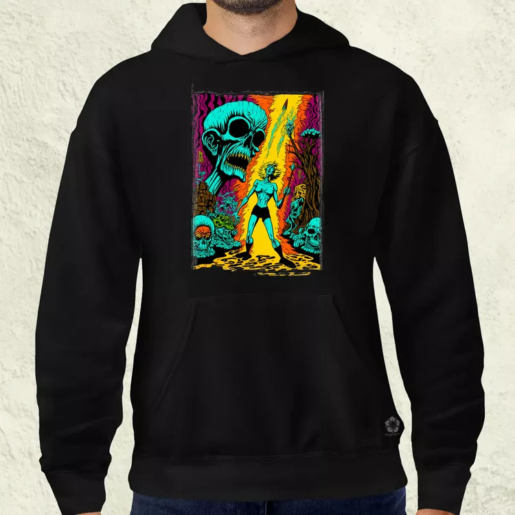 Basil Wolverton fanart v15 férfi pulóver