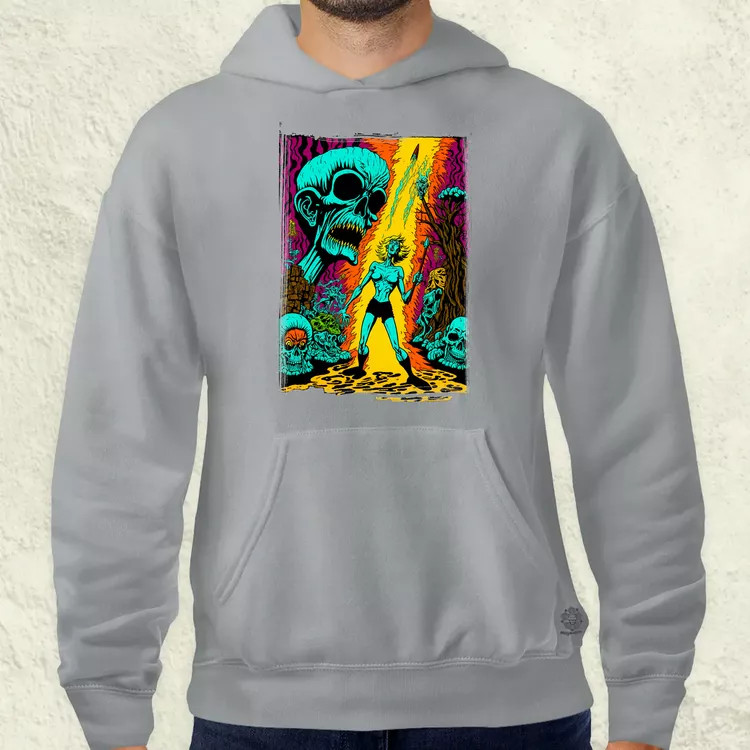 Basil Wolverton fanart v15 férfi pulóver