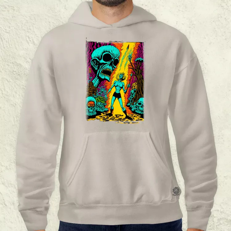 Basil Wolverton fanart v15 férfi pulóver