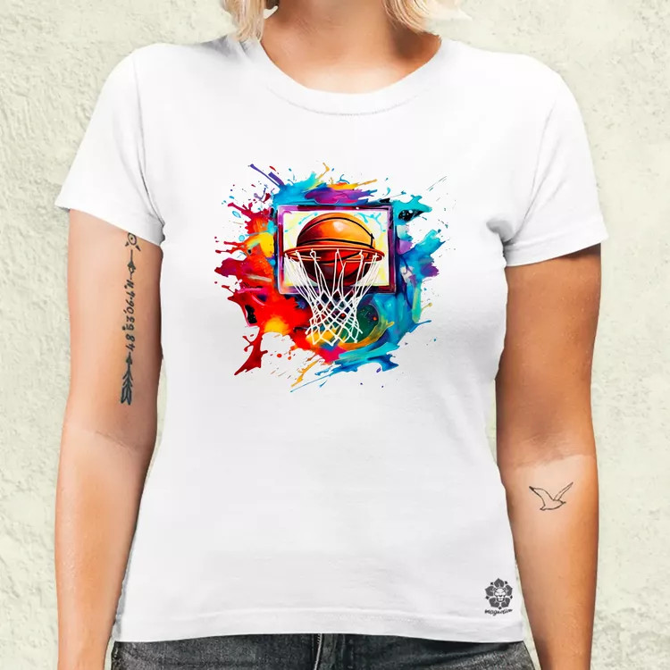 Kosárlabda graffiti v1 női póló