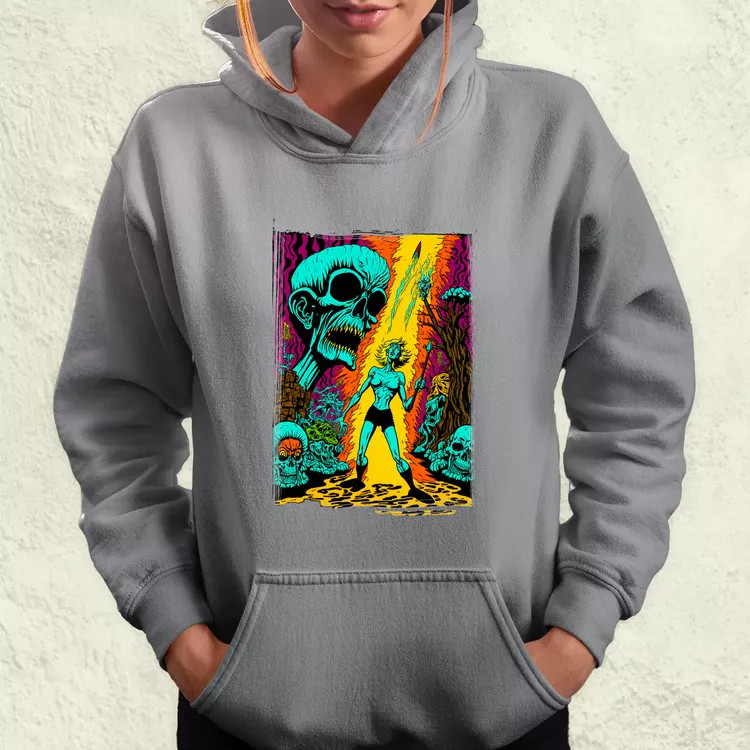 Basil Wolverton fanart v15 női pulóver