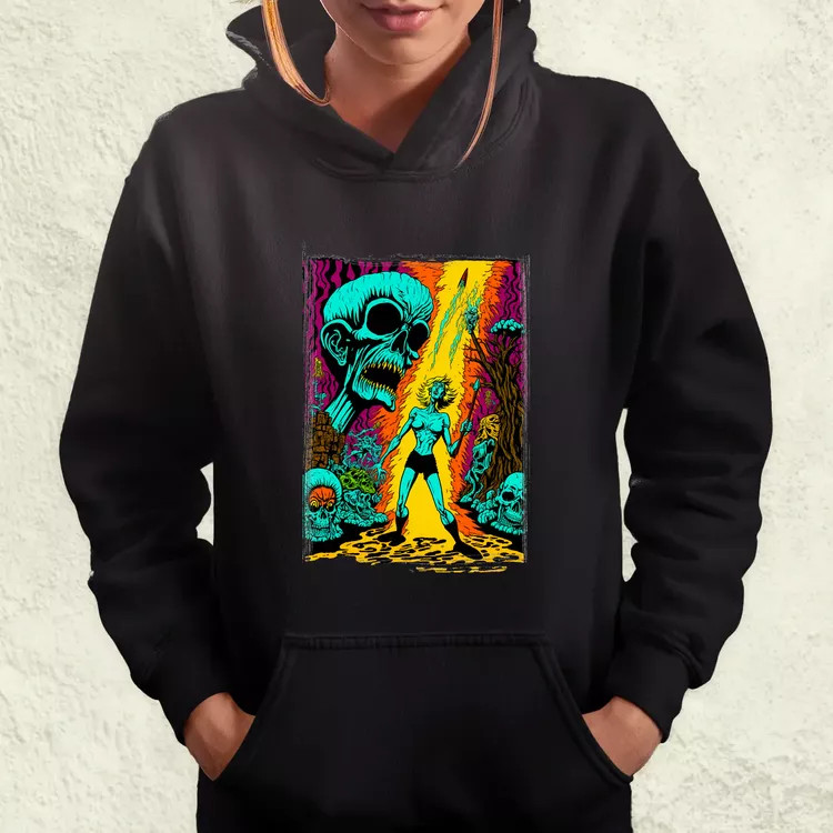 Basil Wolverton fanart v15 női pulóver