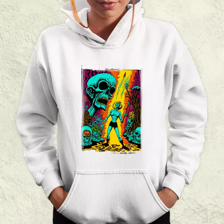Basil Wolverton fanart v15 női pulóver