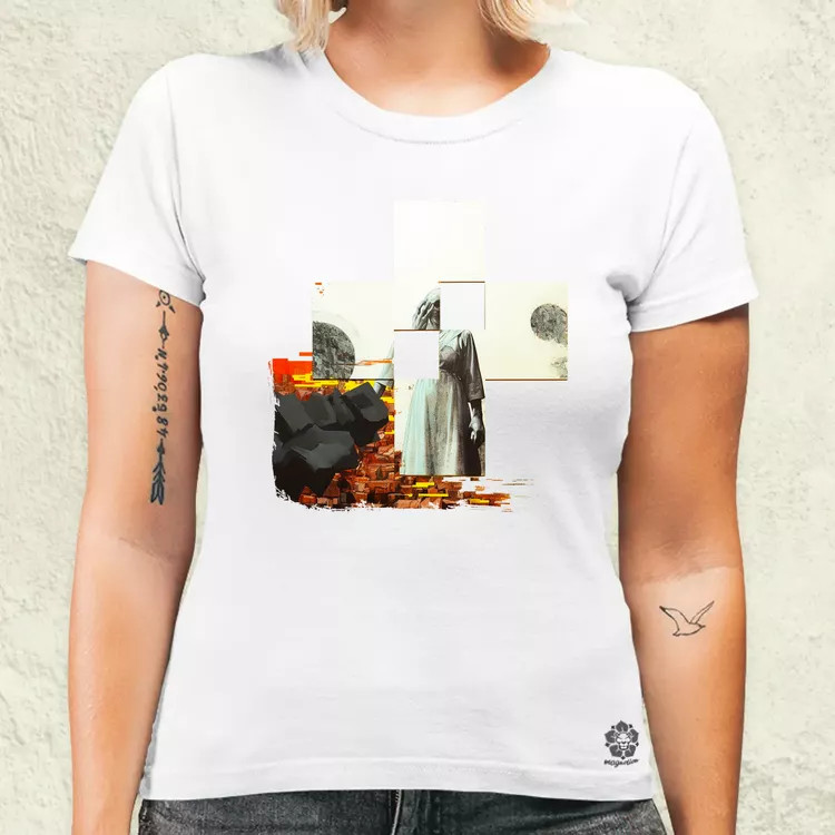Modern kereszt fantázia v1 női póló