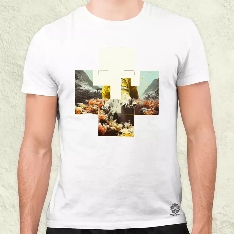 Modern kereszt fantázia v5 férfi póló