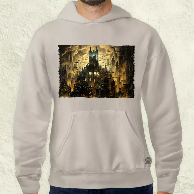 Pareidolia Batman denevérbarlang fantázia férfi pulóver