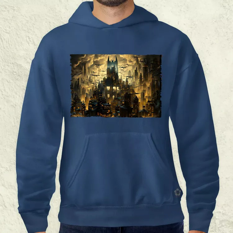 Pareidolia Batman denevérbarlang fantázia férfi pulóver