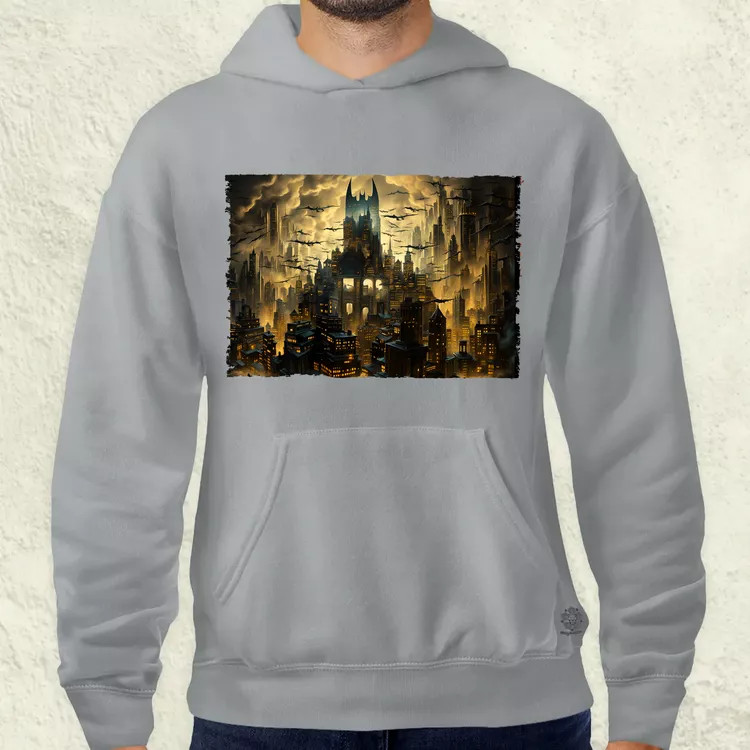 Pareidolia Batman denevérbarlang fantázia férfi pulóver
