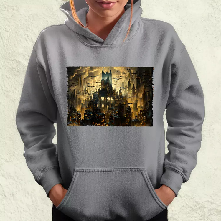 Pareidolia Batman denevérbarlang fantázia női pulóver