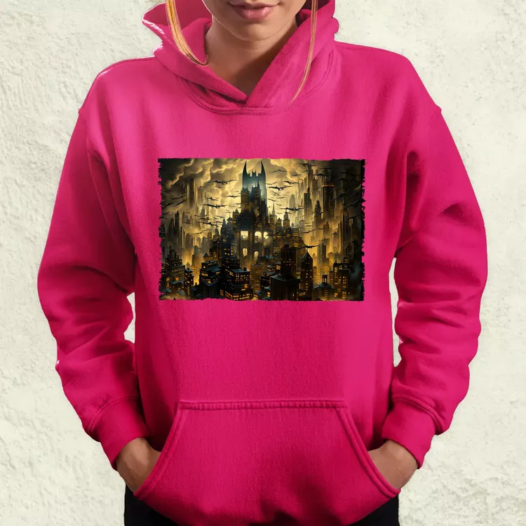 Pareidolia Batman denevérbarlang fantázia női pulóver