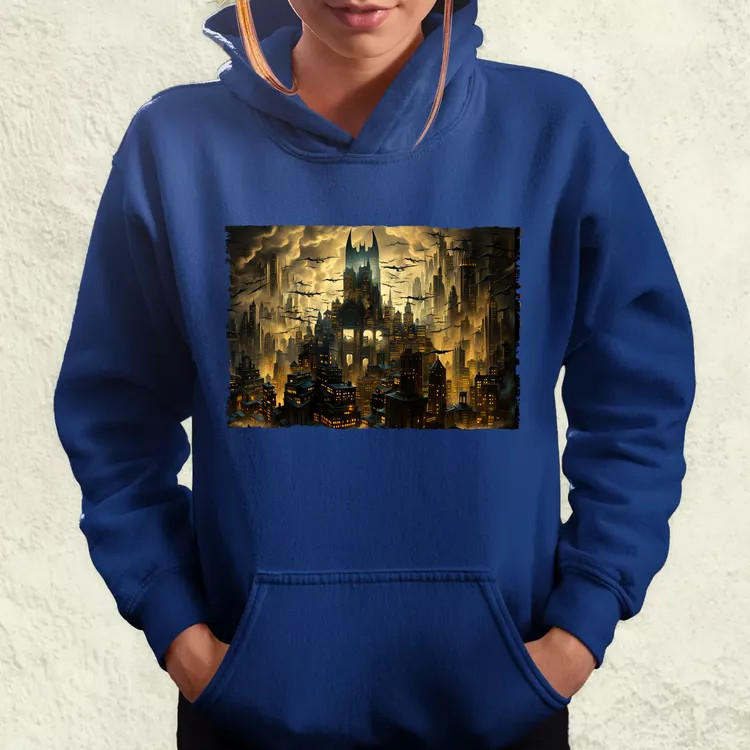 Pareidolia Batman denevérbarlang fantázia női pulóver