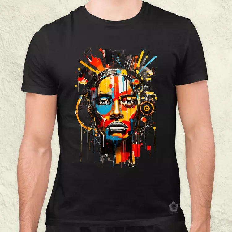 Neo expresszionista Basquiat v2 férfi póló