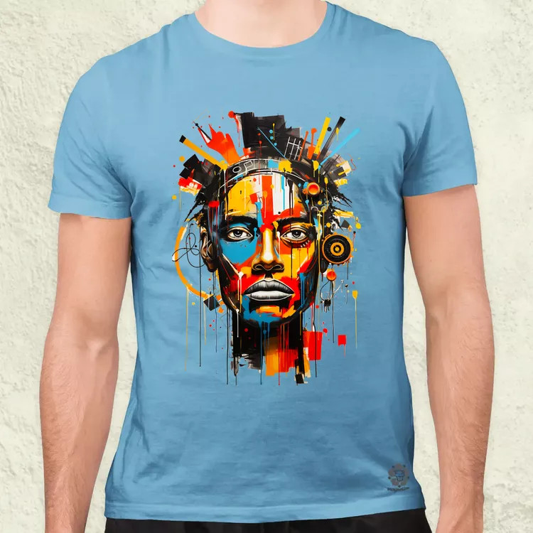 Neo expresszionista Basquiat v2 férfi póló