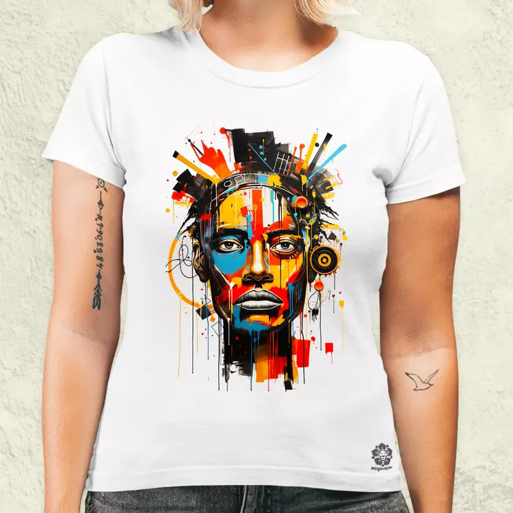 Neo expresszionista Basquiat v2 női póló
