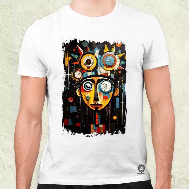 Neo expresszionista Basquiat v3 férfi póló