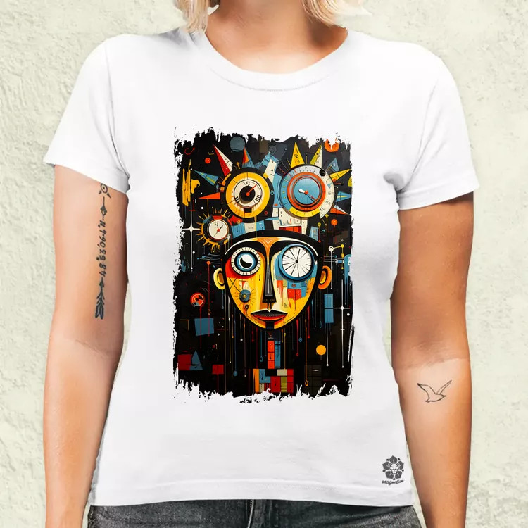 Neo expresszionista Basquiat v3 női póló