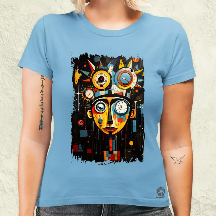 Neo expresszionista Basquiat v3 női póló