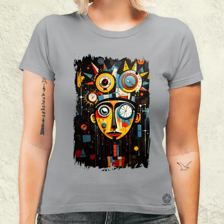 Neo expresszionista Basquiat v3 női póló