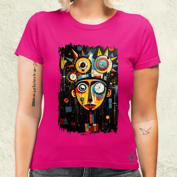 Neo expresszionista Basquiat v3 női póló