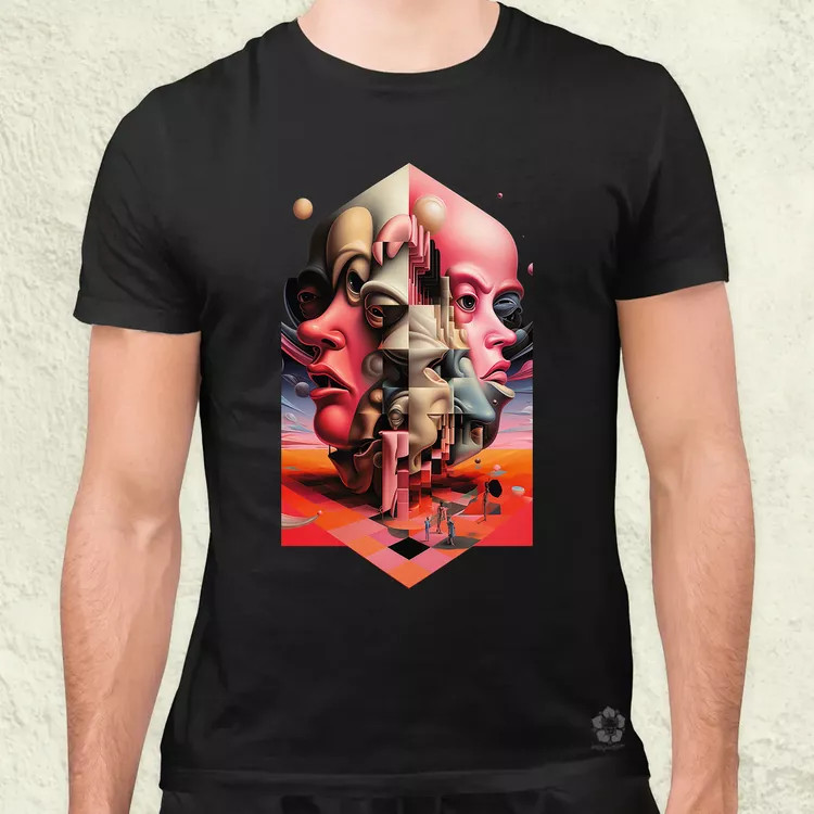 Neo szürreál fantázia v1 férfi póló