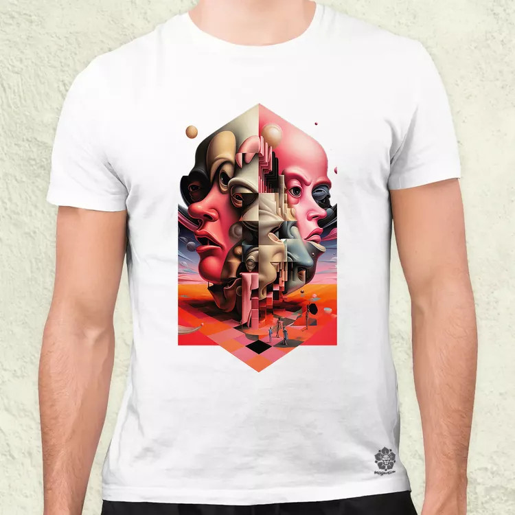 Neo szürreál fantázia v1 férfi póló
