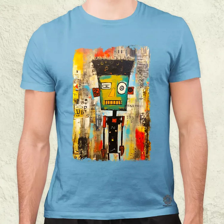 NYC napfelkelte Basquiat graffiti v3 férfi póló