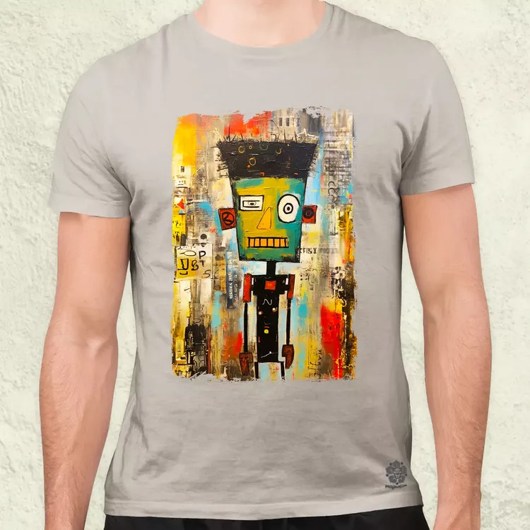 NYC napfelkelte Basquiat graffiti v3 férfi póló