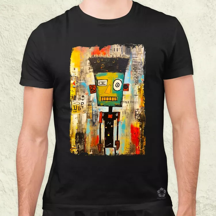 NYC napfelkelte Basquiat graffiti v3 férfi póló