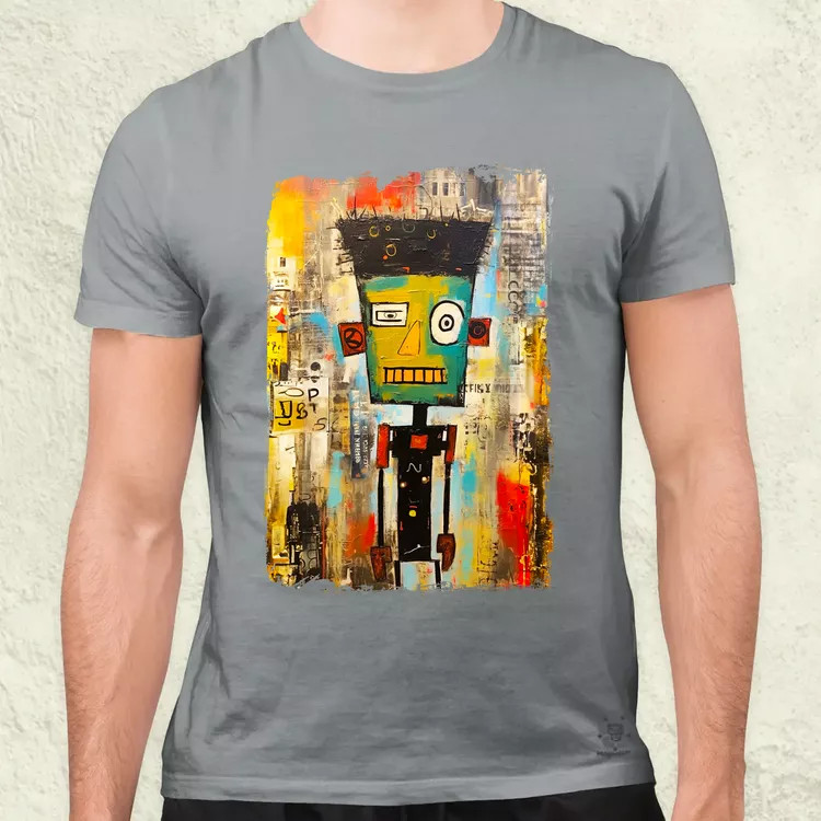 NYC napfelkelte Basquiat graffiti v3 férfi póló