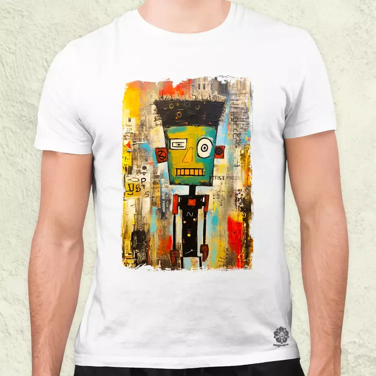 NYC napfelkelte Basquiat graffiti v3 férfi póló